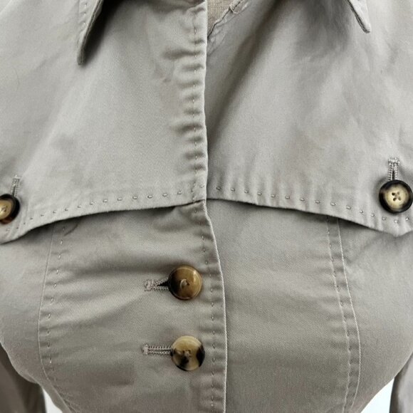 Carolina Herrera Tan tone spring jacket size 6 - Picture 7 of 9